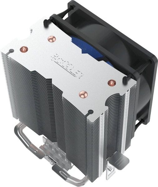 Устройство охлаждения(кулер) PcCooler S93 V2 Soc-AM5/AM4/1200/1700/1851 черный/синий 3-pin 26.4dB Al+Cu 100W 348gr Ret (R3-I210WBKNXX-GL)