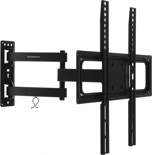 Кронштейн для телевизора Ultramounts UM872 черный 32"-55" макс.35кг настенный поворотно-выдвижной и наклонный