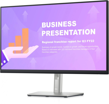 Монитор Dell 27" P2722HE черный IPS LED 8ms 16:9 HDMI матовая HAS Piv 1000:1 300cd 178гр/178гр 1920x1080 60Hz DP FHD USB 7.14кг