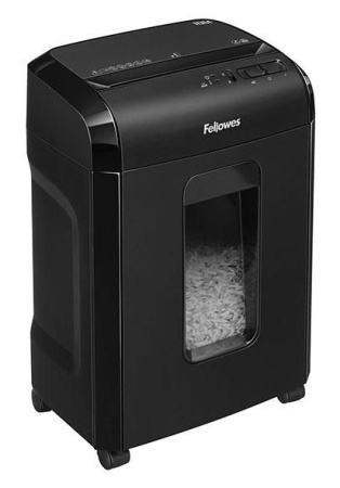 Шредер Fellowes PowerShred 10M (секр.P-5) перекрестный 10лист. 19лтр. скобы пл.карты