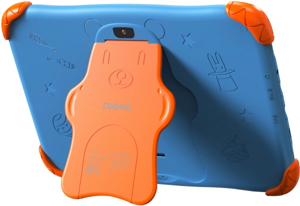 Планшет Digma Kids A8 SC9863A (1.6) 8C RAM2Gb ROM32Gb 8" IPS 1280x800 4G 1Sim Android 11.0 Go синий 2Mpix 0.3Mpix BT WiFi microSD 512Gb 3000mAh