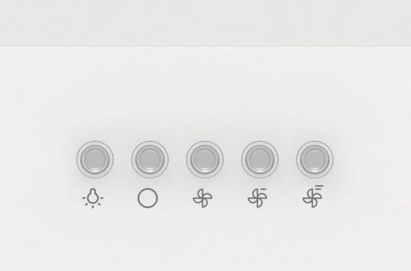 Вытяжка встраиваемая Gorenje WHU529EW/M белый управление: кнопочное (1 мотор)