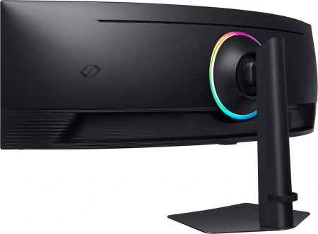 Монитор Samsung 49" Odyssey G9 S49CG954EIXCI черный VA LED 32:9 HDMI матовая HAS Piv 450cd 178гр/178гр 5120x1440 240Hz FreeSync Premium Pro DP DQ 15.6кг
