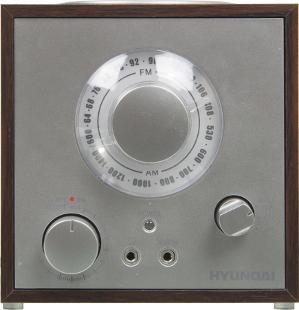 Радиоприемник настольный Hyundai H-SRS200 вишня USB SD/microSD