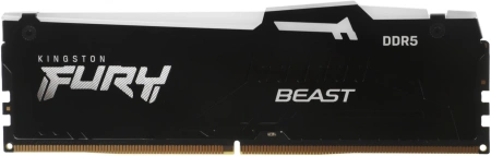 Память DDR5 16GB 5200MHz Kingston KF552C36BBEA-16 Fury Beast Expo RGB RTL Gaming PC5-41600 CL36 DIMM
