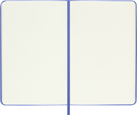 Блокнот Moleskine CLASSIC QP012B42 Pocket 90x140мм 192стр. нелинованный твердая обложка голубая гортензия
