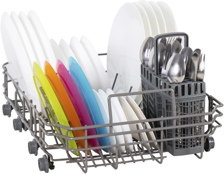 Посудомоечная машина Maunfeld MWF08B белый (узкая)