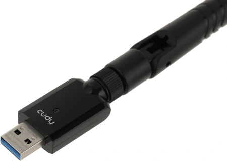 Сетевой адаптер Wi-Fi Cudy WU1400 AC1300 USB 3.0 (ант.внеш.несъем.) 1ант.
