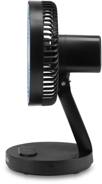 Вентилятор настольный Vitek VT-2072 10Вт скоростей:3 черный/голубой