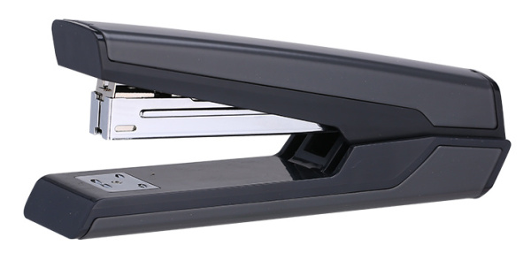 Степлер настольный Deli E0463Black Exceed 24/6 26/6 (25листов) черный 100скоб металл закрытый/открытый коробка