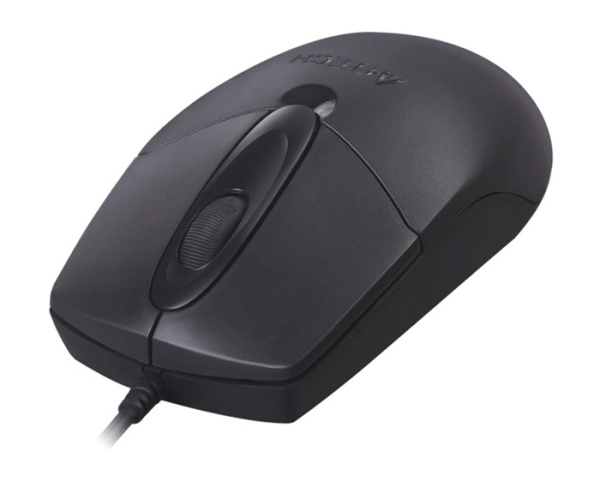 Мышь A4Tech OP-720 черный оптическая (1000dpi) USB (3but)