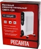 Радиатор масляный Ресанта ОМПТ-12Н 2500Вт белый