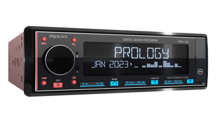 Автомагнитола Prology PRM-100 1DIN 4x140Вт v4.2 ПДУ RDS (PRPRM100)