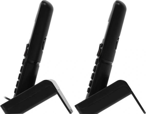 Р/Телефон Dect Alcatel S230 DUO RU черный (труб. в компл.:2шт) АОН