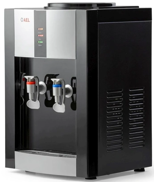 Кулер AEL TC-AEL-47 настольный компрессорный черный/серебристый