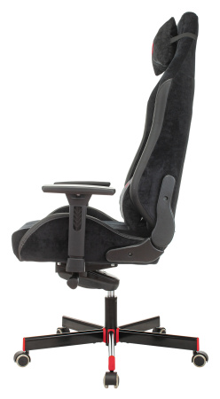 Кресло игровое A4Tech Bloody GC-450 черный текстиль/эко.кожа с подголов. крестов. металл черный