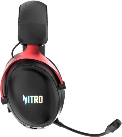 Наушники с микрофоном Acer Nitro OHR401 черный мониторные BT/Radio/3.5mm оголовье (ZL.HDSEE.00H)
