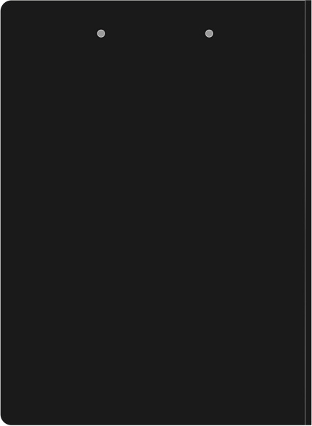 Папка клип-борд Бюрократ -PD602BLCK A4 пластик 1.2мм черный с крышкой