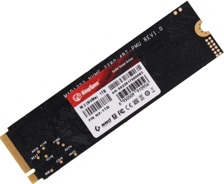 Накопитель SSD Kingspec PCI-E 3.0 x4 1Tb NX-1TB M.2 2280 0.9 DWPD
