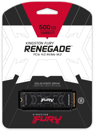 Накопитель SSD Kingston PCI-E 4.0 x4 500Gb SFYRS/500G Fury Renegade M.2 2280