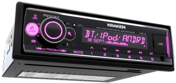 Автомагнитола Prology CDP-8.0 KRAKEN 1DIN 8x65Вт v4.2 1 RDS (PRCDP8.0KRAKEN)