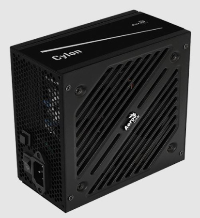 Блок питания Aerocool ATX 500W CYLON 500 80+ (24+4+4pin) APFC 120mm fan color 5xSATA RTL
