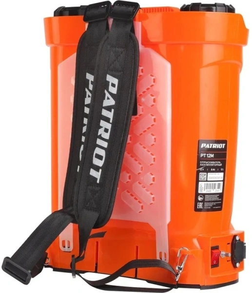 Опрыскиватель Patriot PT 12M аккум. наполь.ранц. 12л оранжевый (755302622)