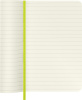 Блокнот Moleskine CLASSIC SOFT QP611C2 Pocket 90x140мм 192стр. линейка мягкая обложка лайм
