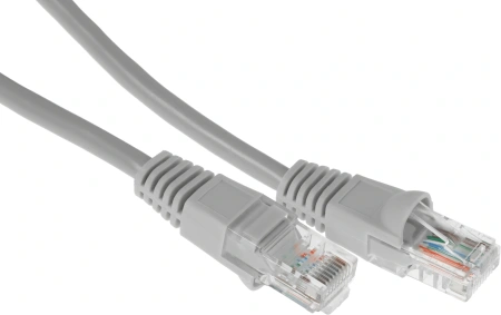 Патч-корд KingPrice KP-PC-c5e-1.5m-g 1Гбит/с UTP 4 пары cat.5E solid CCA molded 1.5м серый RJ-45 (m)-RJ-45 (m)