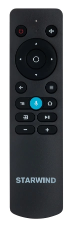 Телевизор LED Starwind 43" SW-LED43SG300 Яндекс.ТВ Frameless черный FULL HD 60Hz DVB-T DVB-T2 DVB-C DVB-S DVB-S2 USB WiFi Smart TV