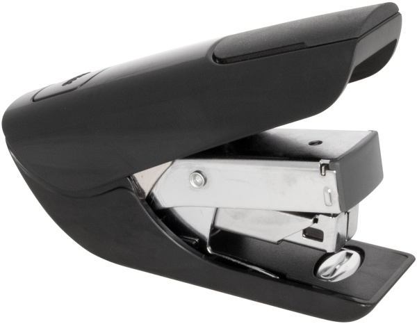 Степлер Kw-Trio 0556B-BLK Mini Air touch 24/6 26/6 (20листов) черный 50скоб пластик коробка
