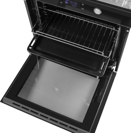 Духовой шкаф Электрический Maunfeld AEOH.749B черный/нержавеющая сталь