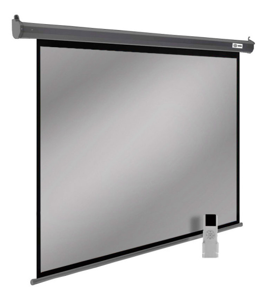 Экран Cactus 138x220см SIlverMotoExpert CS-PSSME-220X138-DG 16:10 настенно-потолочный рулонный тёмно-серый (моторизованный привод)