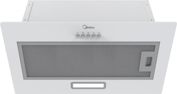 Вытяжка встраиваемая Midea MH60I301W белый управление: кнопочное (1 мотор)