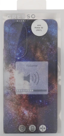 Чехол (клип-кейс) Gresso для Honor 50 Meridian черный (GR17AAAE8872)