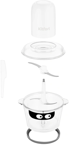Измельчитель электрический Kitfort КТ-3519 1.8л. 300Вт белый