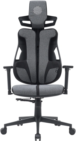 Кресло Cactus CS-CHR-DUO-GYBK серый/черный