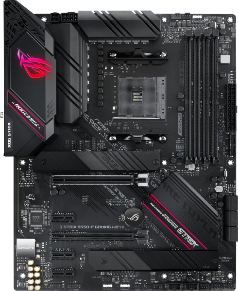 Материнская плата Asus ROG STRIX B550-F GAMING WIFI II Soc-AM4 AMD B550 4xDDR4 ATX AC`97 8ch(7.1) 2.5Gg RAID+HDMI+DP