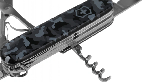 Нож перочинный Victorinox Huntsman (1.3713.942) 91мм 15функц. морской камуфляж карт.коробка