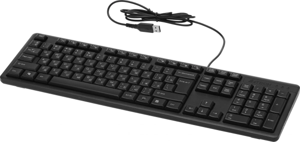 Клавиатура + мышь A4Tech KR-3330 клав:черный мышь:черный USB