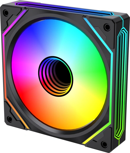 Вентилятор для корпуса Bloody BD-CF120ARGB5 ARGB 120х120x25 черный 4-pin 26дБ (BD-CF120ARGB5-BK) Ret