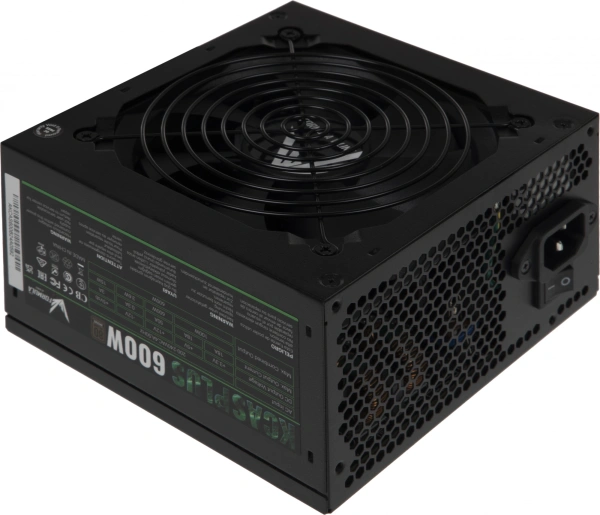 Блок питания Formula ATX 600W AC KCAS PLUS 80+ bronze 24pin APFC 120mm fan 7xSATA RTL