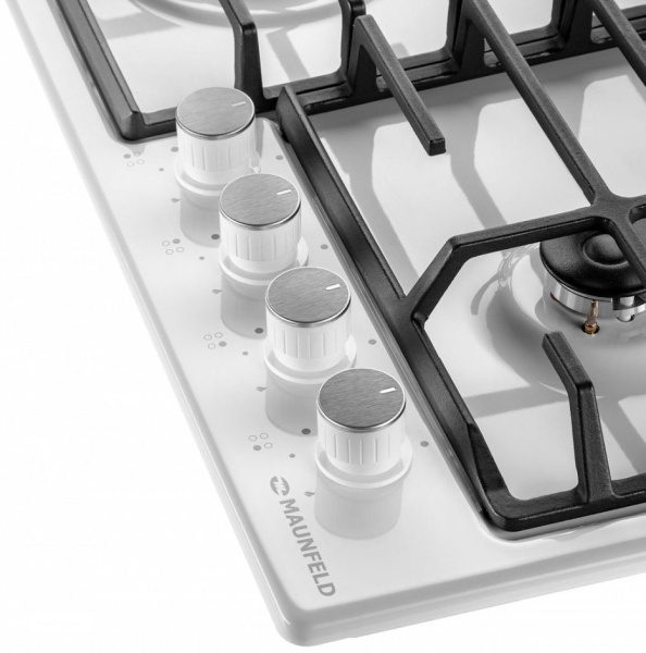 Газовая варочная поверхность Maunfeld EGHE.64.6CW/G белый