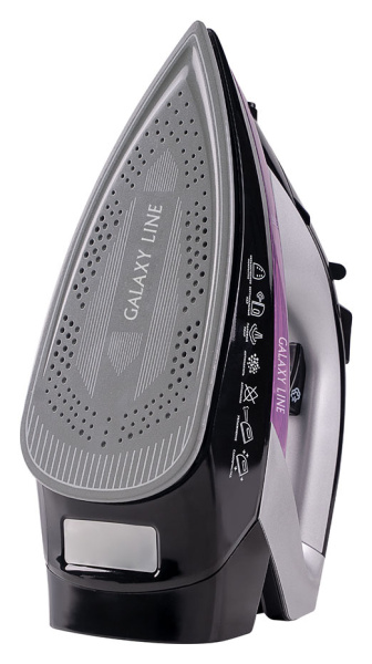 Утюг Galaxy Line GL 6128 2200Вт черный/фиолетовый