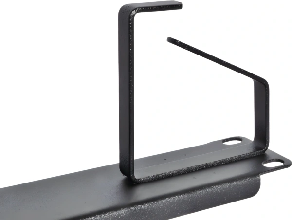 Кабельный органайзер Горизонтальный ЦМО ГКО-1-6-9005 односторонний кольца 1U шир.:19" глуб.:85мм 6 колец, черный