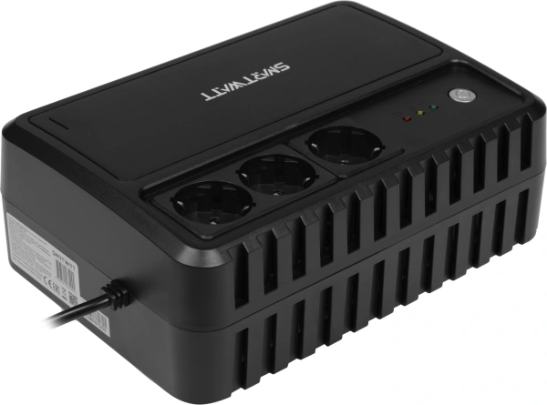 Источник бесперебойного питания Smartwatt Safe 400 240Вт 400ВА черный