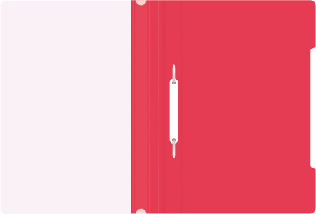 Папка-скоросшиватель Бюрократ -PS20RASP A4 прозрач.верх.лист пластик малиновый 0.12/0.16