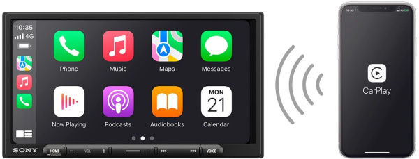 Автомагнитола Sony XAV-AX4000 2DIN 4x55Вт 6.95" 3 ПДУ RDS