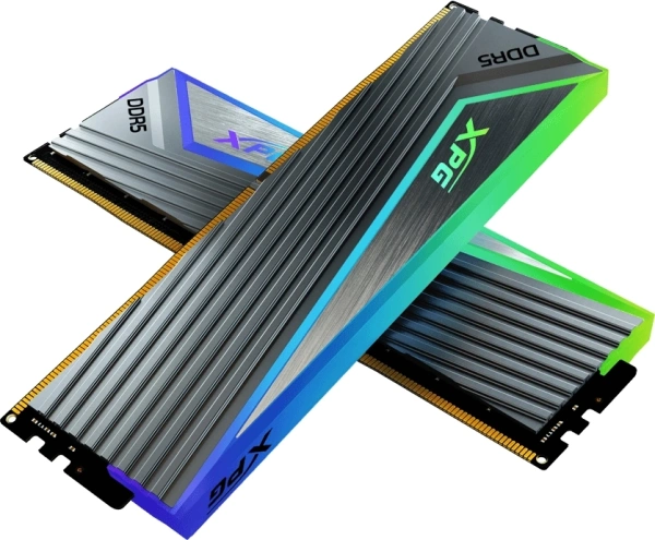 Память DDR5 2x16GB 6400MHz A-Data AX5U6400C3216G-DCCARGY XPG Caster RGB RGB RTL PC5-51200 CL32 DIMM 288-pin 1.4В kit single rank с радиатором Ret