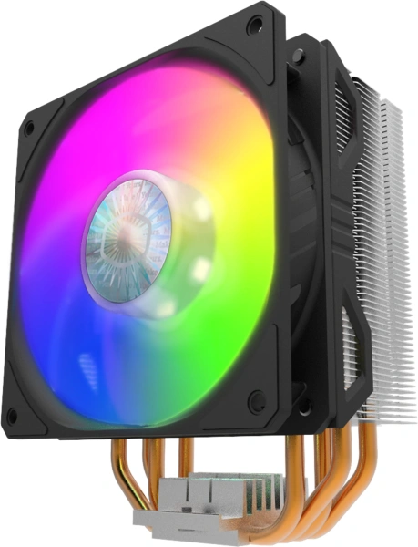 Устройство охлаждения(кулер) Cooler Master Hyper 212 ARGB ARGB Soc-AM5/AM4/1200/1700/1851 черный 4-pin 9-31dB Al+Cu 150W 465gr Ret (RR-2V2L-18PA-R1)